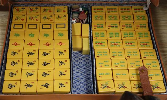 A Mahjong set